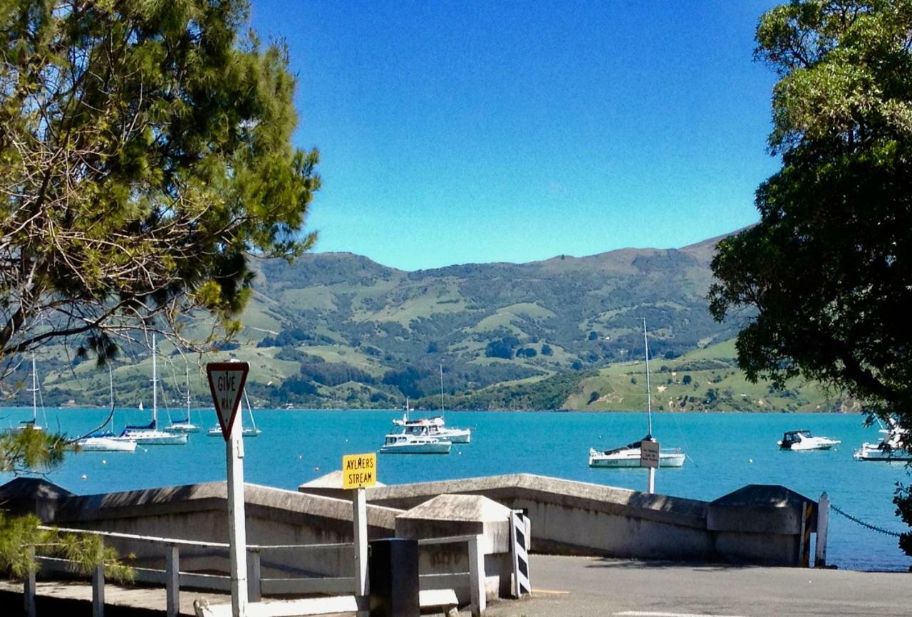 Bruce Waterfront Apartments Akaroa Exterior foto