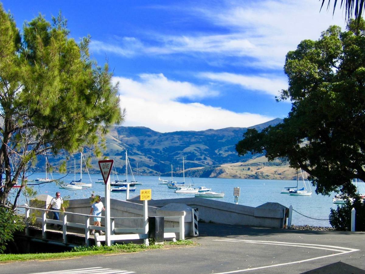 Bruce Waterfront Apartments Akaroa Exterior foto